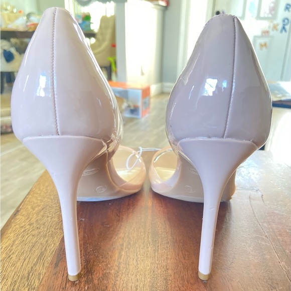 Nine West stiletto clear open toe heels - Picture 15 of 15